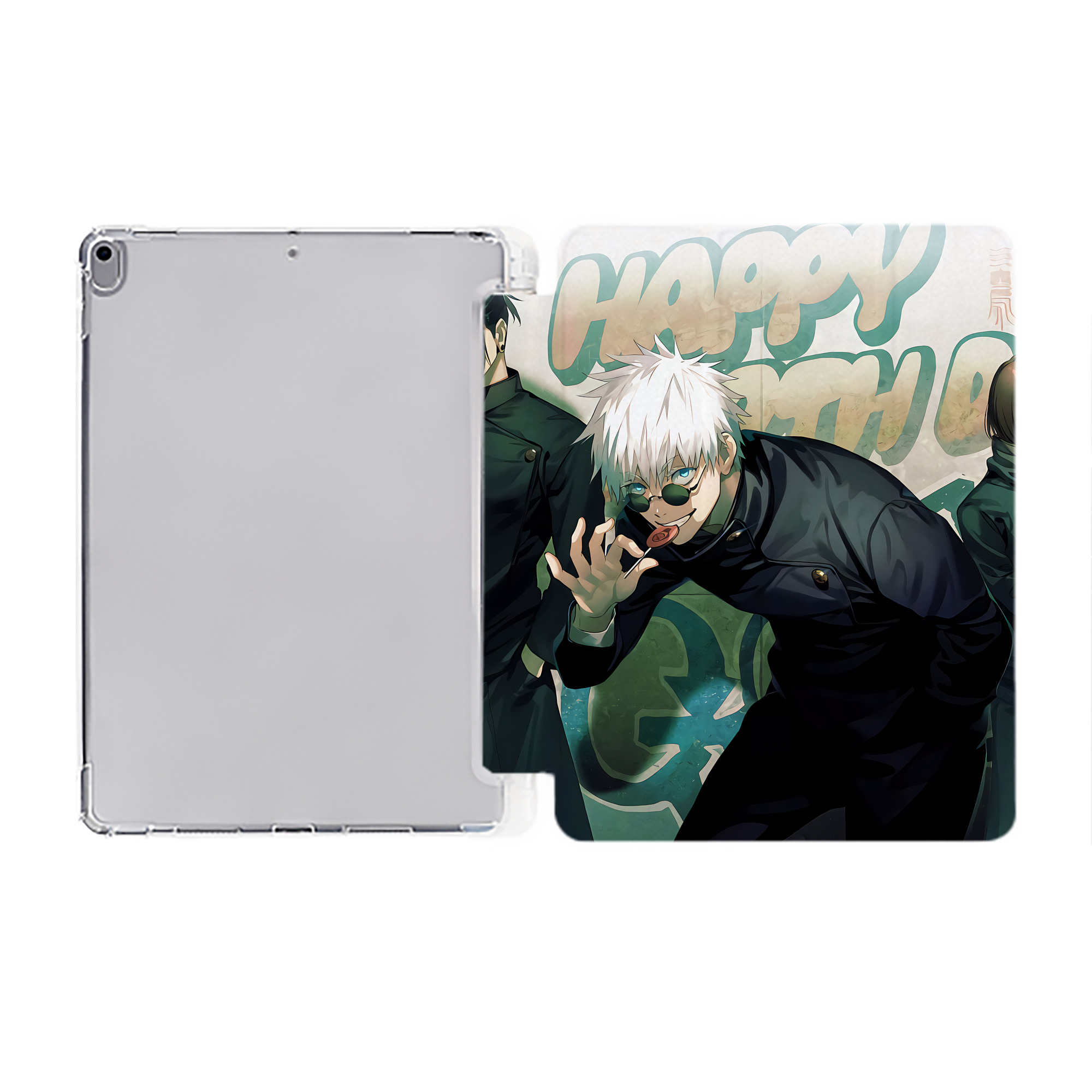 （画像用） SPY×FAMILY间谍家家酒 IPad ケース ペン収納付き 三つ折りスタンド PUレザー×シリコン 対応機種9.5/10.5/10.9インチ